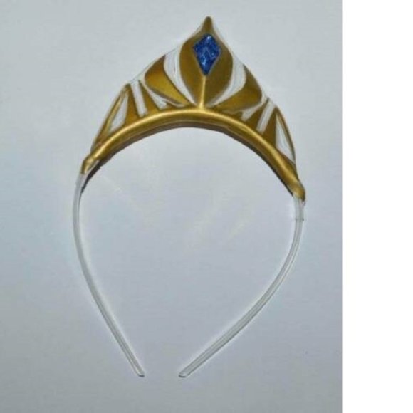 Disney Frozen Elsa Halloween Costume 10/12 Blue Dress & Tiara Set 2 Pc Girls - Picture 6 of 7